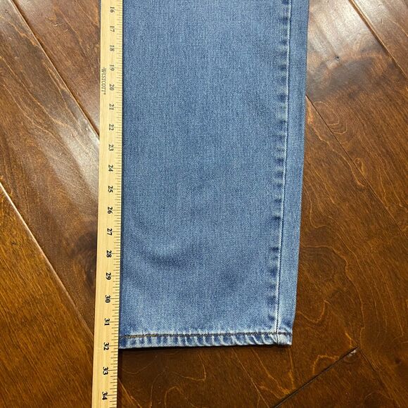 Levi's 550 Relaxed Loose Fit Vintage Y2K 2005 Blue Denim Jeans Mens Size 38 x 32 - Picture 9 of 10